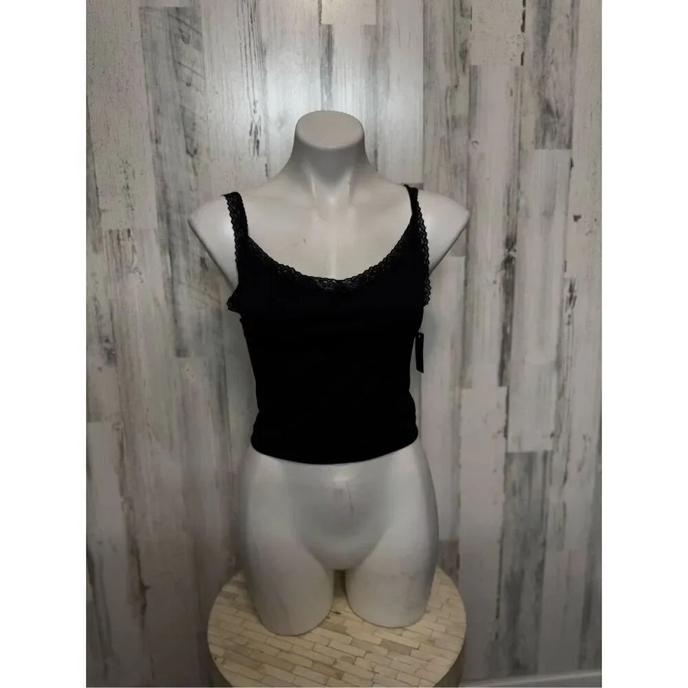 Black tank top